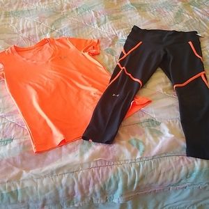 Under Armour Tee & Leggings Set